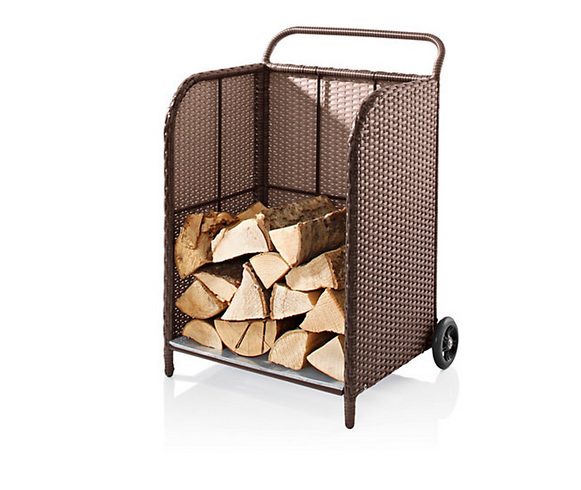Kaminholzwagen "Polyrattan"