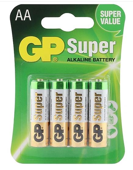 GP Batterien Alkaline AA, 4er Pack
