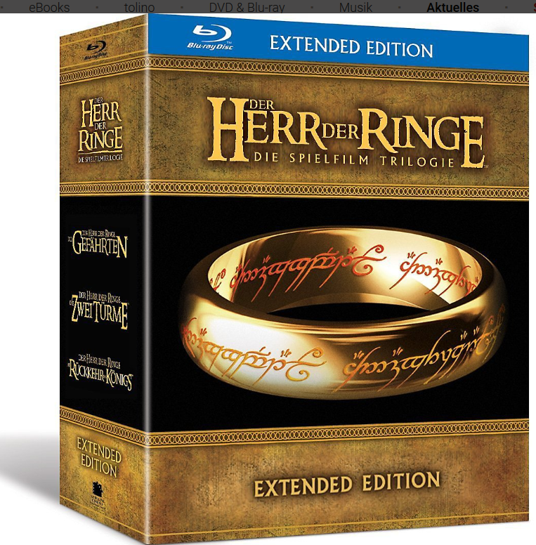 Der Herr der Ringe: Extended Edition Trilogie (Blu-ray)
